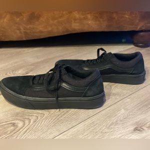 Vans all black ComfyCush Old Skool shoes USM 6 USW 8
